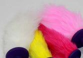 Rabbit Faux Tail Silicone Butt Plug Small